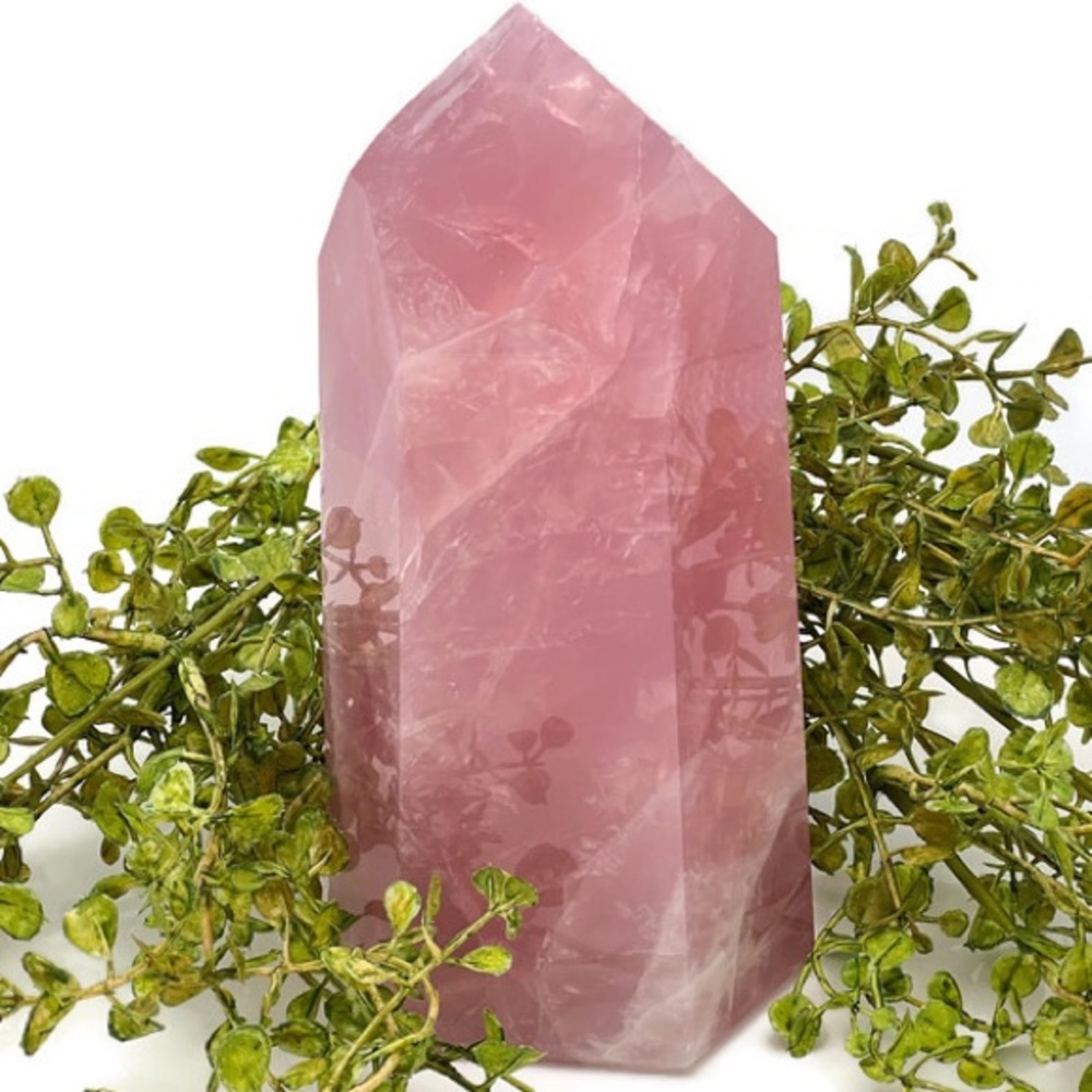 Rose Quartz Tower Point Healing Stone Crystal